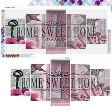 Load image into Gallery viewer, Diamond Painting - Full Round - HOME calligraphy and painting (95*45CM)