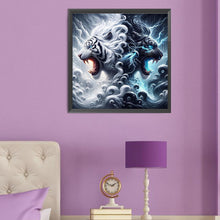 Load image into Gallery viewer, Diamond Painting - Full Round - Black and white leopard (50*50CM)