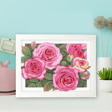 Load image into Gallery viewer, Flower Full Drill Diamond Painting 5D DIY Diamond Painting Craft Diamond Art Kit