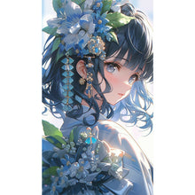 Load image into Gallery viewer, AB Diamond Painting - Full Round - Girl in kimono (40*70CM)