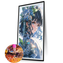 Load image into Gallery viewer, AB Diamond Painting - Full Round - Girl in kimono (40*70CM)