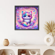 Load image into Gallery viewer, Diamond Painting - Full Round - Colorful cat (50*50CM)