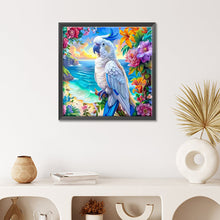 Load image into Gallery viewer, Diamond Painting - Full Round - Blue and white parrot (50*50CM)