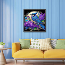 Load image into Gallery viewer, Diamond Painting - Partial Special Shaped - Blue cardinal flower (30*30CM)