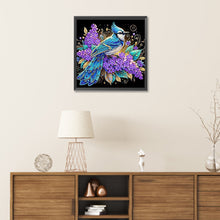 Load image into Gallery viewer, Diamond Painting - Partial Special Shaped - Blue cardinal flower (30*30CM)