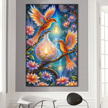 Load image into Gallery viewer, Diamond Painting - Full Round - Colorful bird and flower (50*80CM)