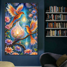 Load image into Gallery viewer, Diamond Painting - Full Round - Colorful bird and flower (50*80CM)
