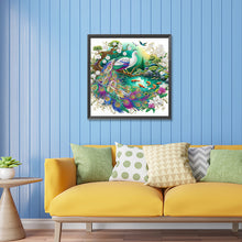 Load image into Gallery viewer, Diamond Painting - Partial Special Shaped - Garden peacock (30*30CM)
