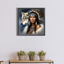 Load image into Gallery viewer, Diamond Painting - Full Round - Girl (40*40CM)