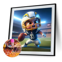 Load image into Gallery viewer, Diamond Painting - Full Round - Los Angeles Chargers (30*30CM)