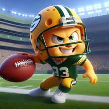 Load image into Gallery viewer, Diamond Painting - Full Round - Green Bay Packers Football (30*30CM)