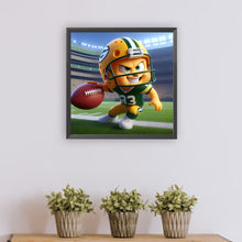 Load image into Gallery viewer, Diamond Painting - Full Round - Green Bay Packers Football (30*30CM)
