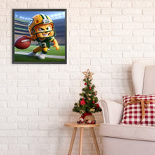 Load image into Gallery viewer, Diamond Painting - Full Round - Green Bay Packers Football (30*30CM)