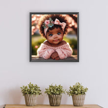 Load image into Gallery viewer, Diamond Painting - Full Round - Pink Girl (30*30CM)