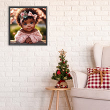 Load image into Gallery viewer, Diamond Painting - Full Round - Pink Girl (30*30CM)