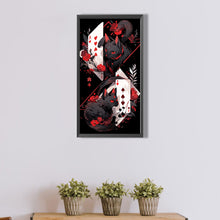 Load image into Gallery viewer, Diamond Painting - Full Round - Card Black Cat (30*55CM)