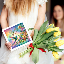 Load image into Gallery viewer, 6Pcs Special Shape Hummingbird Diamond Painting Card for Family Friends Gift
