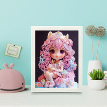 Load image into Gallery viewer, Girl Diamond Art Painting Kits with Frame Cartoon Characters Diamond Art Kits