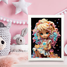 Load image into Gallery viewer, Girl Diamond Art Painting Kits with Frame Cartoon Characters Diamond Art Kits
