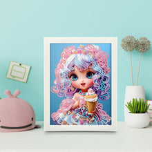 Load image into Gallery viewer, Girl Diamond Art Painting Kits with Frame Cartoon Characters Diamond Art Kits