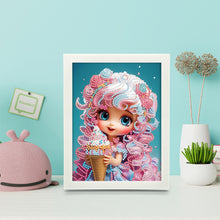 Load image into Gallery viewer, Girl Diamond Art Painting Kits with Frame Cartoon Characters Diamond Art Kits