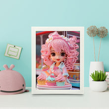 Load image into Gallery viewer, Girl Diamond Art Painting Kits with Frame Cartoon Characters Diamond Art Kits
