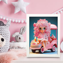 Load image into Gallery viewer, Girl Diamond Art Painting Kits with Frame Cartoon Characters Diamond Art Kits