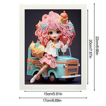 Load image into Gallery viewer, Girl Diamond Art Painting Kits with Frame Cartoon Characters Diamond Art Kits