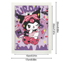 Load image into Gallery viewer, Kuromi Diamond Art Painting Kits with Frame Strawberry Bear Stitch for Kids Gift