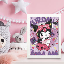 Load image into Gallery viewer, Kuromi Diamond Art Painting Kits with Frame Strawberry Bear Stitch for Kids Gift