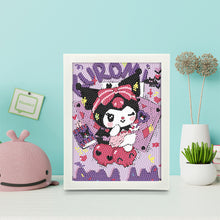 Load image into Gallery viewer, Kuromi Diamond Art Painting Kits with Frame Strawberry Bear Stitch for Kids Gift