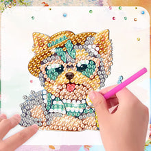 Load image into Gallery viewer, 6Pcs Acrylic Special Shape Dog Diamond Painting Fridge Magnet for Home Decor