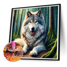 Load image into Gallery viewer, Diamond Painting - Full Round - Wolf in the Woods (30*30CM)