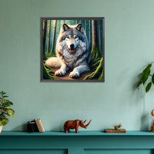 Load image into Gallery viewer, Diamond Painting - Full Round - Wolf in the Woods (30*30CM)