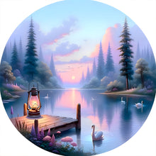 Load image into Gallery viewer, Diamond Painting - Full Round - Village Scenery (30*30CM)