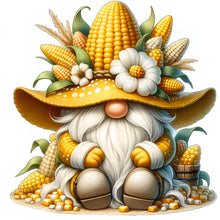 Load image into Gallery viewer, Diamond Painting - Full Round - Gnome with Fruit and Flowers (30*30CM)