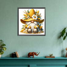 Load image into Gallery viewer, Diamond Painting - Full Round - Gnome with Fruit and Flowers (30*30CM)