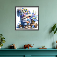 Load image into Gallery viewer, Diamond Painting - Full Round - Gnome with Fruit and Flowers (30*30CM)