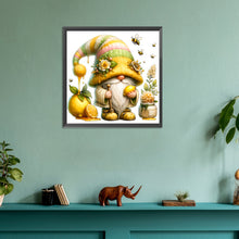 Load image into Gallery viewer, Diamond Painting - Full Round - Gnome with Fruit and Flowers (30*30CM)