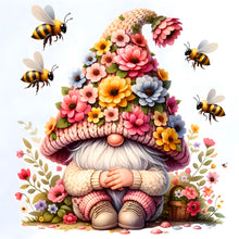 Load image into Gallery viewer, Diamond Painting - Full Round - Gnome with Fruit and Flowers (30*30CM)