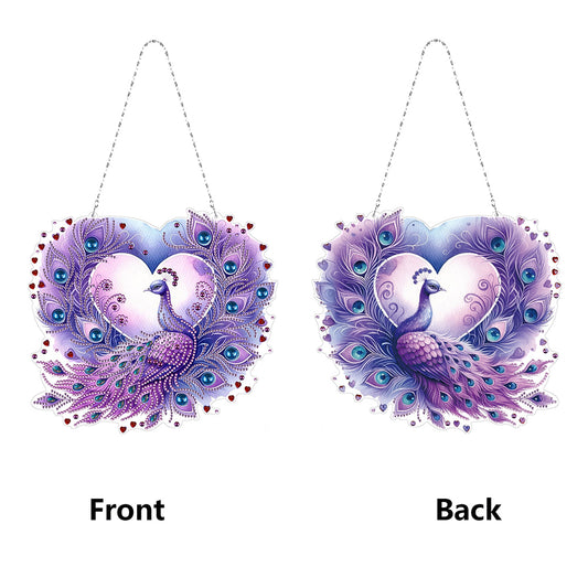 PET Double Sided Special Shaped Animal DIY Diamond Painting Hanging Home Decor