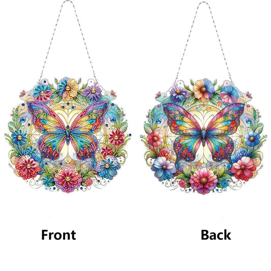 PET Double Sided Special Shaped Animal DIY Diamond Painting Hanging Home Decor