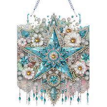 Load image into Gallery viewer, PET Double Sided Special Shaped Color Flower Hanging Diamond Art Kits Home Decor