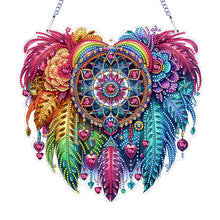 Load image into Gallery viewer, PET Double Sided Special Shaped Color Flower Hanging Diamond Art Kits Home Decor