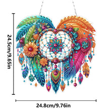 Load image into Gallery viewer, PET Double Sided Special Shaped Color Flower Hanging Diamond Art Kits Home Decor