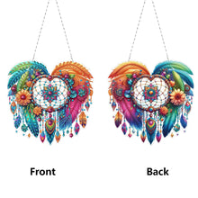 Load image into Gallery viewer, PET Double Sided Special Shaped Color Flower Hanging Diamond Art Kits Home Decor