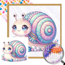 Load image into Gallery viewer, AB Diamond Painting - Full Round - Snail (40*40CM)