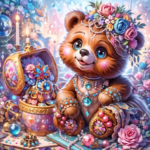 Load image into Gallery viewer, Diamond Painting - Full Round - Bear (40*40CM)