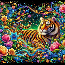 Load image into Gallery viewer, Diamond Painting - Full Round - Tiger (40*40CM)