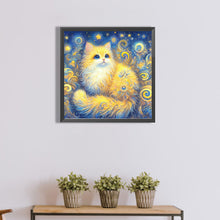 Load image into Gallery viewer, Diamond Painting - Full Round - Yellow cat (40*40CM)